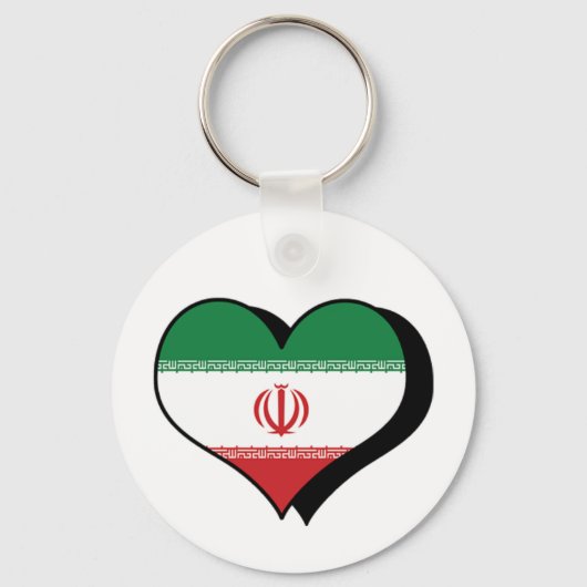 I Liebe Iran Schlüsselanhänger (Vorderseite)