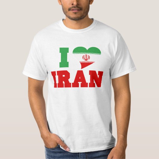 I Liebe Iran T-Shirt (Vorderseite)