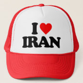 I LIEBE IRAN TRUCKERKAPPE (Vorderseite)