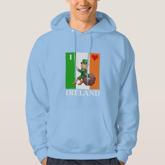 I Liebe Ireland Hoodie (Vorderseite)