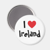 I Liebe Ireland Magnet (Vorderseite/Rückseite)