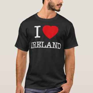 I Liebe Ireland Novelty Graphic T-Shirts & Cool Ir