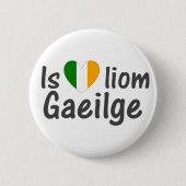I Liebe-Iren Gaeilge gälisches Knopf-Button Button (Vorderseite)