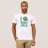 I Liebe-Iren-Mädchen T-Shirt (Vorne ganz)