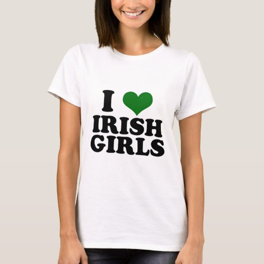 I Liebe-Iren-Mädchen T-Shirt (Vorderseite)