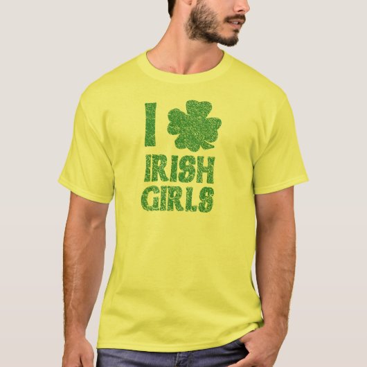 I Liebe-Iren-Mädchen T-Shirt (Vorderseite)