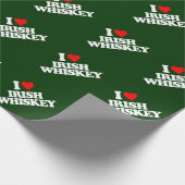 I LIEBE-IREN-WHISKY GESCHENKPAPIER (Ecke)