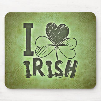 I Liebe Irisch Mousepad