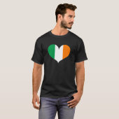 I Liebe Irische Flagge T-Shirt (Vorne ganz)