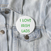 I LIEBE-IRISCHEN JUNGE MÄNNER St Patrick Button (Beispiel)
