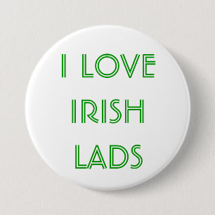 I LIEBE-IRISCHEN JUNGE MÄNNER St Patrick Button