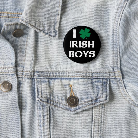 I Liebe Irish Boys Button (Beispiel)