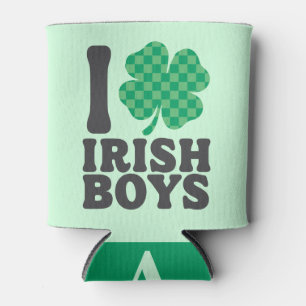 I Liebe Irish Boys Funny Kleeblatt St Patricks Day Dosenkühler