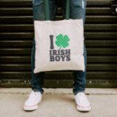 I Liebe Irish Boys Funny Kleeblatt St Patricks Day Tragetasche