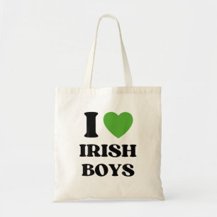 I Liebe Irish Boys I Red Heart British Boys Irland Tragetasche