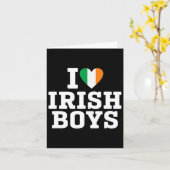 I Liebe Irish Boys Ireland Flag Heart St Patricks Karte (Gelbe Blume)