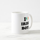 I Liebe Irish Boys Kaffeetasse (VorderseiteRechts)