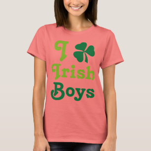 I Liebe Irish Boys Kleeblatt Green T-Shirt