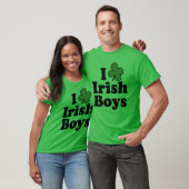 I Liebe Irish Boys Niedlich Kleeblatt T - Shirt (Unisex)