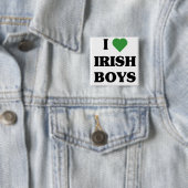 I Liebe Irish Boys Schaltfläche Button (Beispiel)