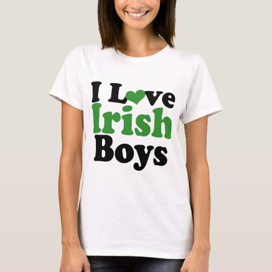 I Liebe Irish Boys T-Shirt (Vorderseite)