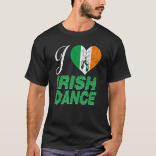 I Liebe Irish Dance Niedlich Irish Step Dance T-Shirt