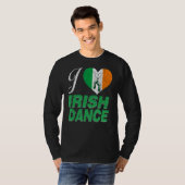I Liebe Irish Dance Niedlich Irish Step Dance T-Shirt (Vorne ganz)