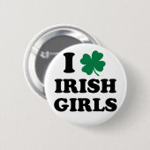 I Liebe Irish Girls Button (Vorne & Hinten)