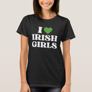 I Liebe Irish Girls I Red Heart British Girls Irla T-Shirt
