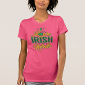 I Liebe Irish Nerds Funny St Patrick's Day Gag T-Shirt (Vorderseite)