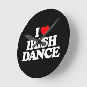 I LIEBE IRISH TANCE RUNDE WANDUHR (Winkel)