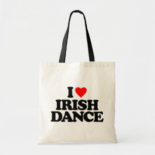 I LIEBE IRISH TANZ TRAGETASCHE