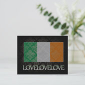 I Liebe Irland Cool Postkarte (Stehend Vorderseite)