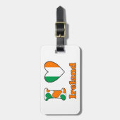 I Liebe Irland Gepäckanhänger (Vorderseite vertikal)