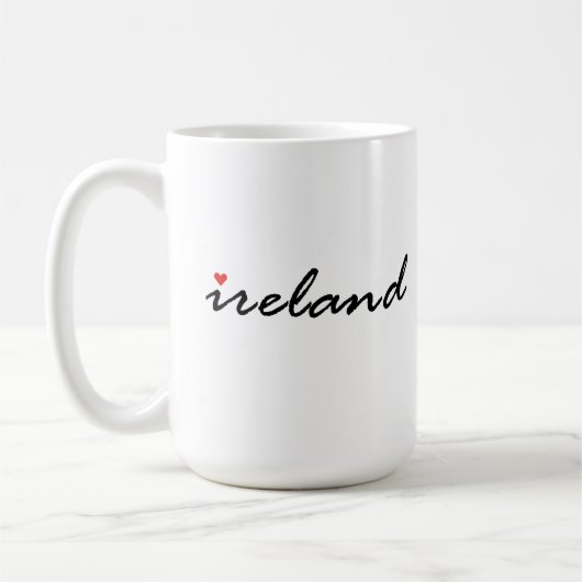 I Liebe Irland Irisch Kaffeetasse (Links)