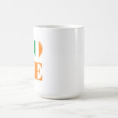 I Liebe Irland Kaffeetasse (Mittel)
