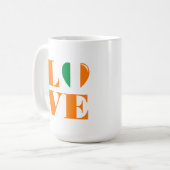 I Liebe Irland Kaffeetasse (Vorderseite Links)