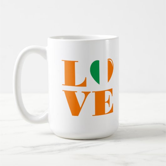 I Liebe Irland Kaffeetasse (Links)