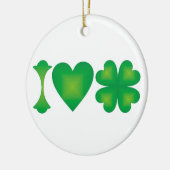 I Liebe Irland Keramik Ornament (Links)