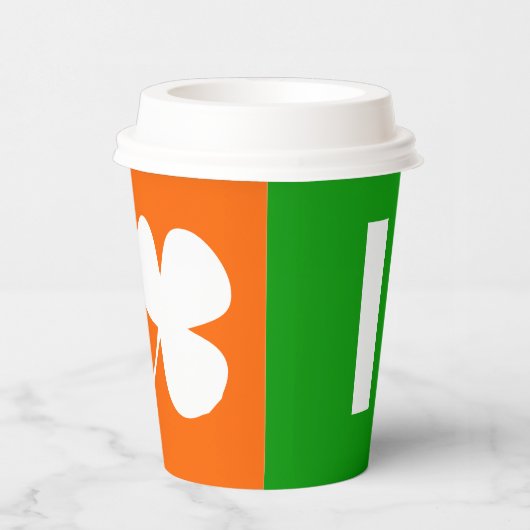 I Liebe Irland Pappbecher (Rechts)