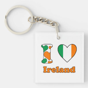 I Liebe Irland Schlüsselanhänger