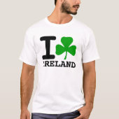 I LIEBE IRLAND T-Shirt (Vorderseite)