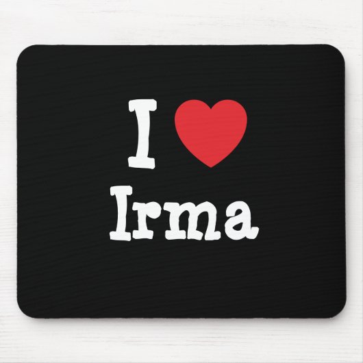 I Liebe Irma herz T - Shirt Mousepad (Vorne)