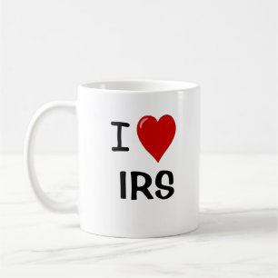 I Liebe IRS - Steuern ist mein Leben - Witziges St Kaffeetasse