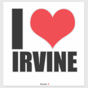 I Liebe Irvine Aufkleber