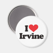 I Liebe Irvine Magnet (Vorderseite/Rückseite)