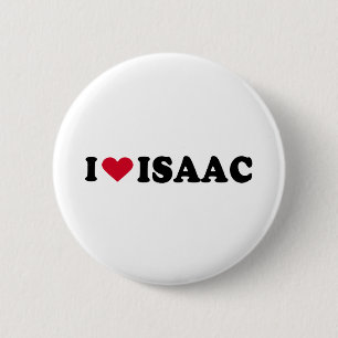 I LIEBE ISAAC BUTTON