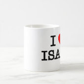 I Liebe Isaac Kaffeetasse (Mittel)