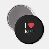 I Liebe Isaac Magnet (Vorderseite/Rückseite)
