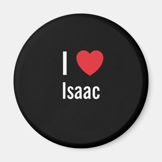 I Liebe Isaac Magnet (Vorne)